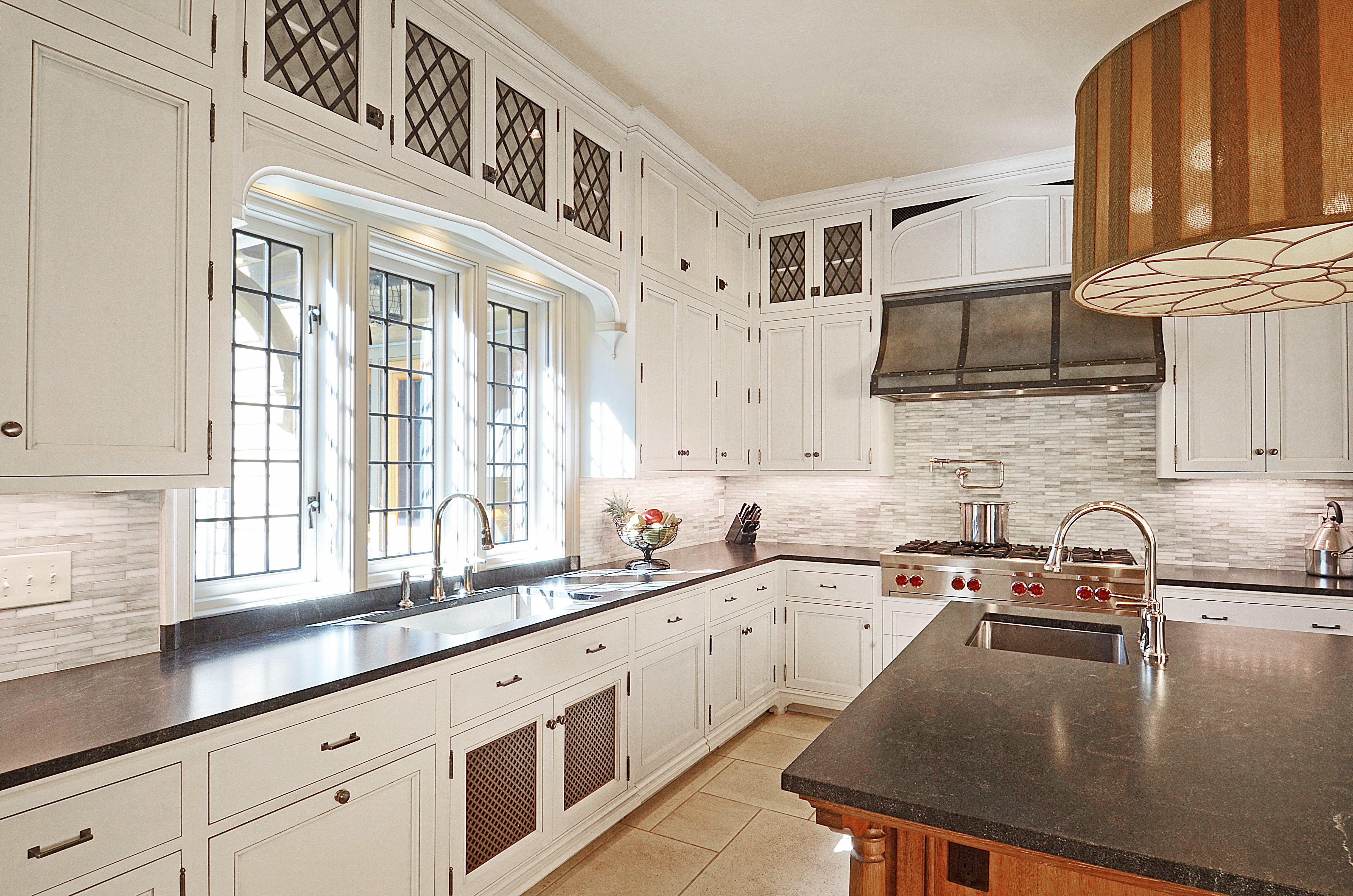 Kitchen in a New English Tudor Residence - Architect Magazine