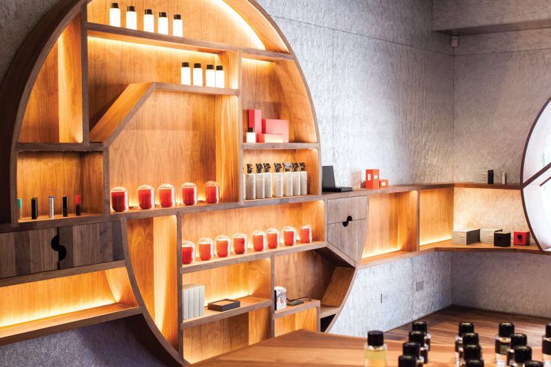 Editions de Parfums Frédéric Malle, New York, by Steven Holl Architects.