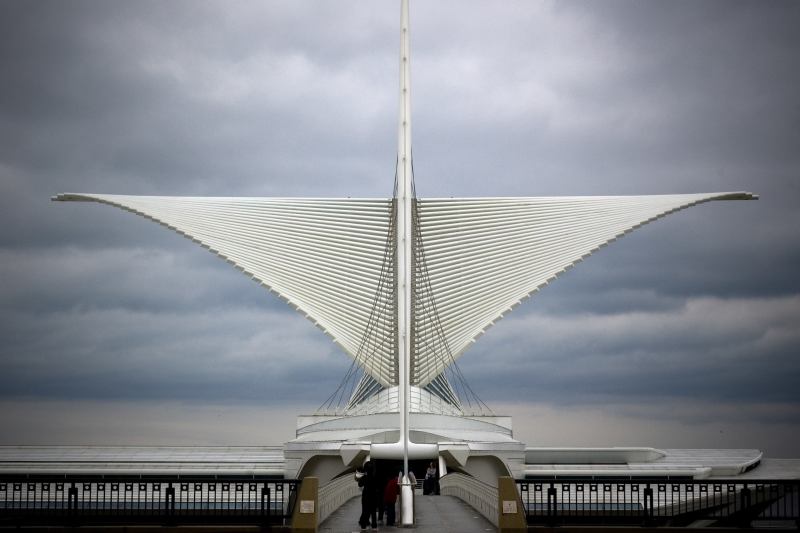 The Milwaukee Art Museum, by Santiago Calatrava, FAIA.