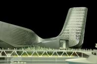 View of the Kaohsiung Port Terminal model.