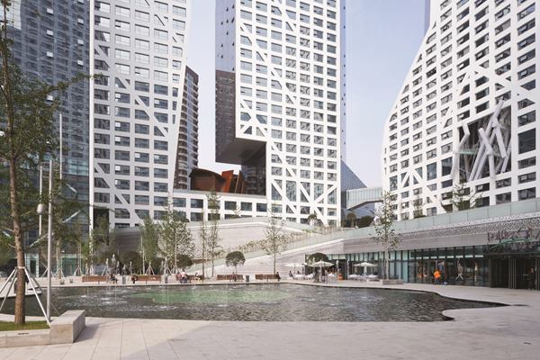 Sliced Porosity Block—CapitaLand Raffles City - Architect Magazine