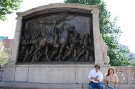 The Robert Gould Shaw and the Massachusetts 54th Regiment Memorial in Boston