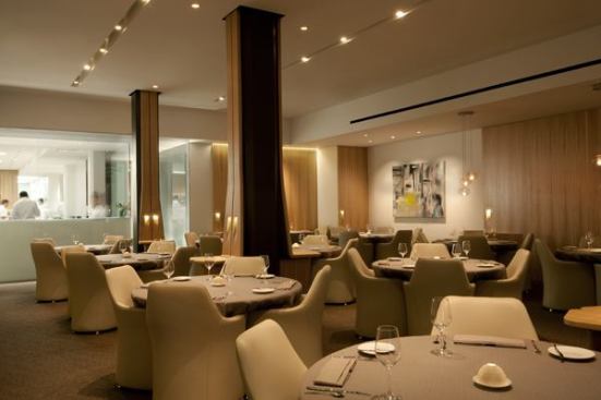 Grace Restaurant dining room.