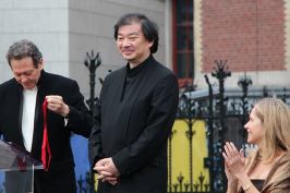 Shigeru Ban, Hon. FAIA, receives the Pritzker Architecture Prize at a ceremony held at Amsterdam's Rijksmuseum on June 13.