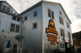 I shot this in 2012. It is the newly remodeled Slime Plant located in Deadwood, South Dakota. It was used in a gold ore extraction process. It lives on today as The Deadwood Mountain Grand Casino and Hotel.