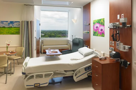 URMC+James+Wilmot+Cancer+Center+Private+Patient+Room