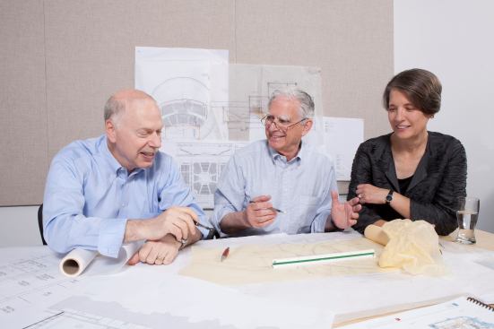 From left to right: Steven Friedlander, Leonard Auerbach, and Patricia Glasow