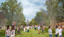 Maryland Avenue vista to the U.S. Capitol.