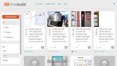 A screenshot of FirstBuild's online project portal.