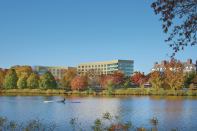 William Rawn Associates, Architects’ Tata Hall overlooks the Charles River.