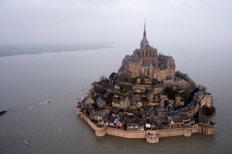 Mont Saint-Michel on Saturday, March 21.