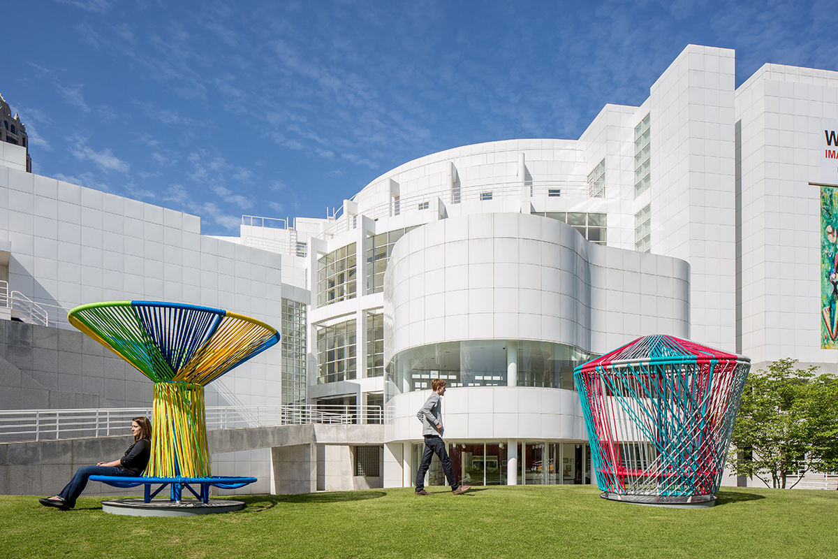 Mexican Designers Install Colorful Rope Seating at the High Museum