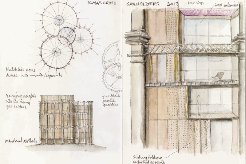 King’s Cross Gasholders (completion due 2016);&nbsp;Photo: Royal Academy of Arts; Photography:
John Bodkin, DawkinsColour