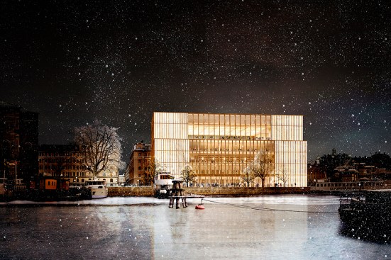Rendering of&nbsp;view from the city's Skeppsholmen island.