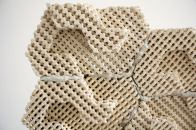 Emerging Object's 3D-printed Cool Brick is a porous masonry unit that naturally cools the air as it passes through.