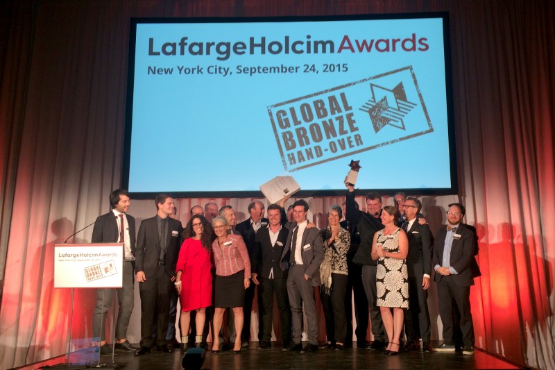 The project team behind the Dryline, in New York, wins bronze and $50,000 in the LafargeHolcim Awards.