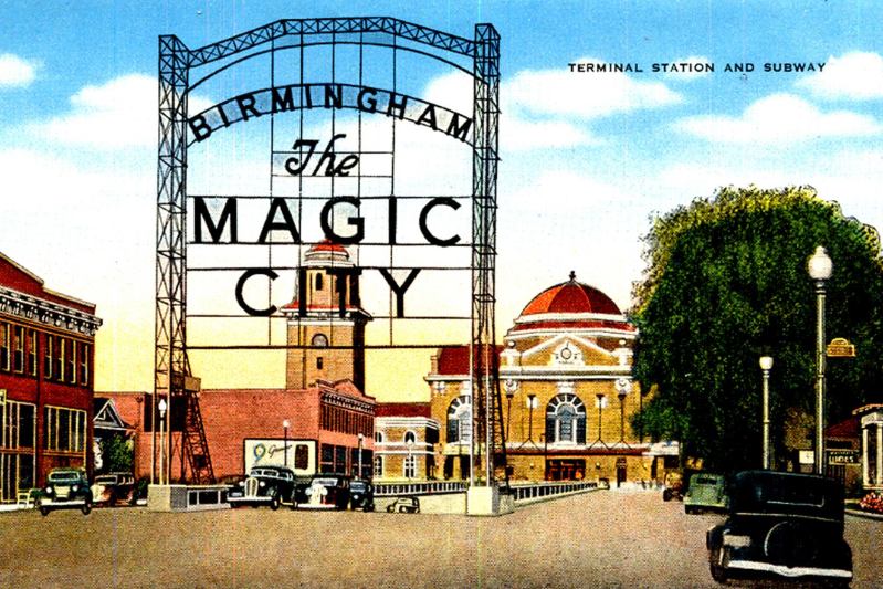 A postcard image of Terminal Station.