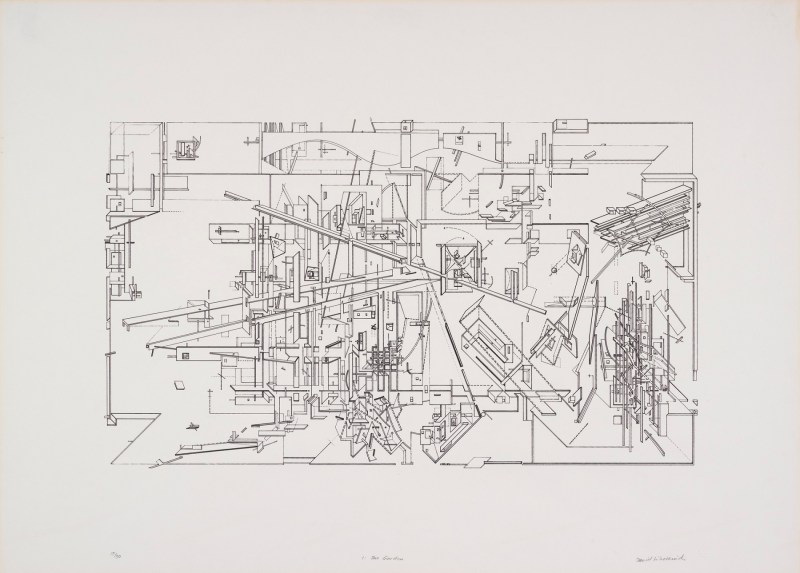 Daniel Libeskind, The
Garden, 1979. &copy; Daniel Libeskind. From the Collection of the Alvin Boyarsky
Archive.