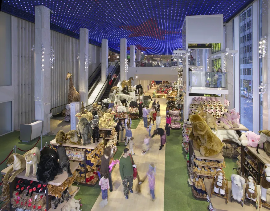 The FAO Schwarz flagship store on Fifth Avenue.