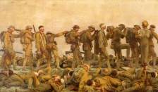 Gassed, a monumental 1919 painting by Anglo-American artist John Singer Sargent, depicts the aftermath of a chemical-weapons attack during the First World War.