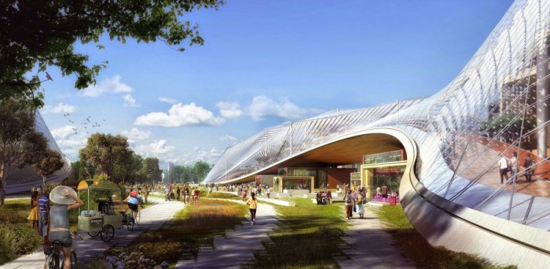 The original designs by BIG and Heatherwick Studio.&nbsp;