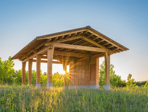 Notre Dame LEEF Pavilion, St. Patrick's County Park, Buccellato Design (Photo by Matt Cashore)