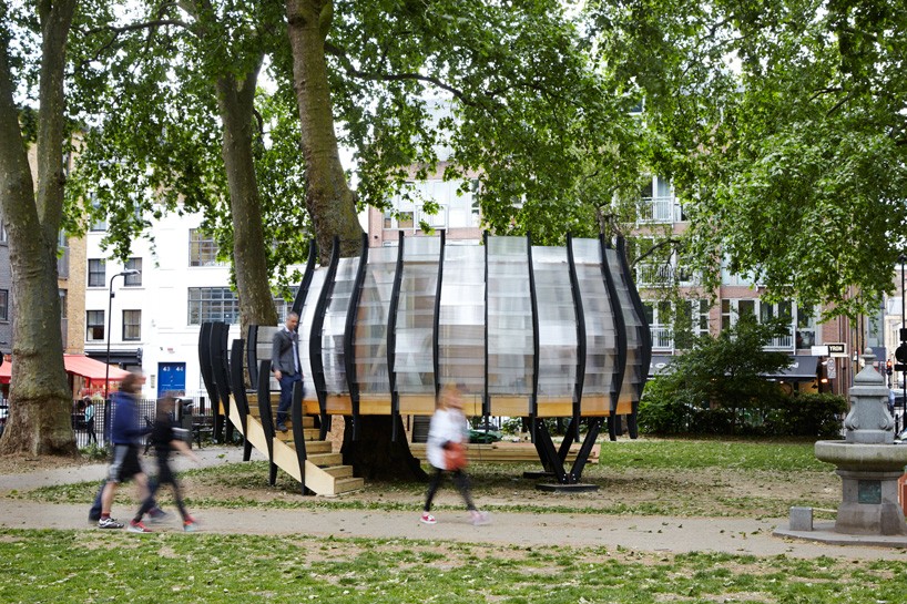 Treehouse Workspace A Treehouse Workspace in a London Park