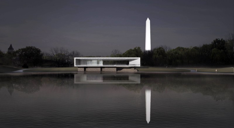 Rendering of the pavilion