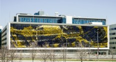 South elevation, Eskenazi Hospital parking garage