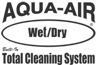 Aqua-Air Wet/Dry Built-in Cleaning System