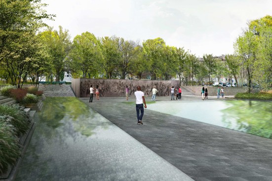 Revised design (June 2017). Submitted to National Capital Planning Commission in July 2017.