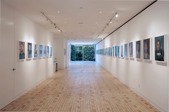 Inside the gallery
