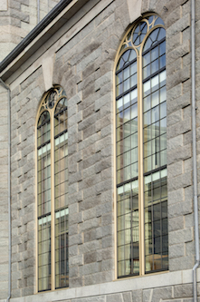 The Liberty Hotel’s historically accurate replacement windows contribute to its architectural heritage and its transformation from jail to hotel