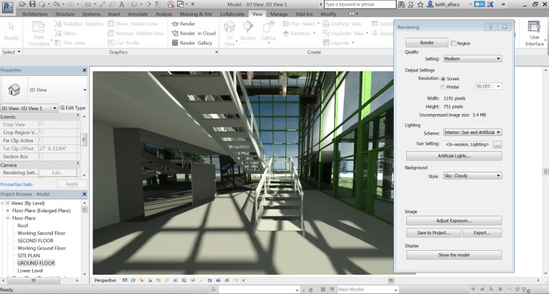 Render more quickly and accurately with Autodesk Raytracer, the default visualization engine in Revit 2017.