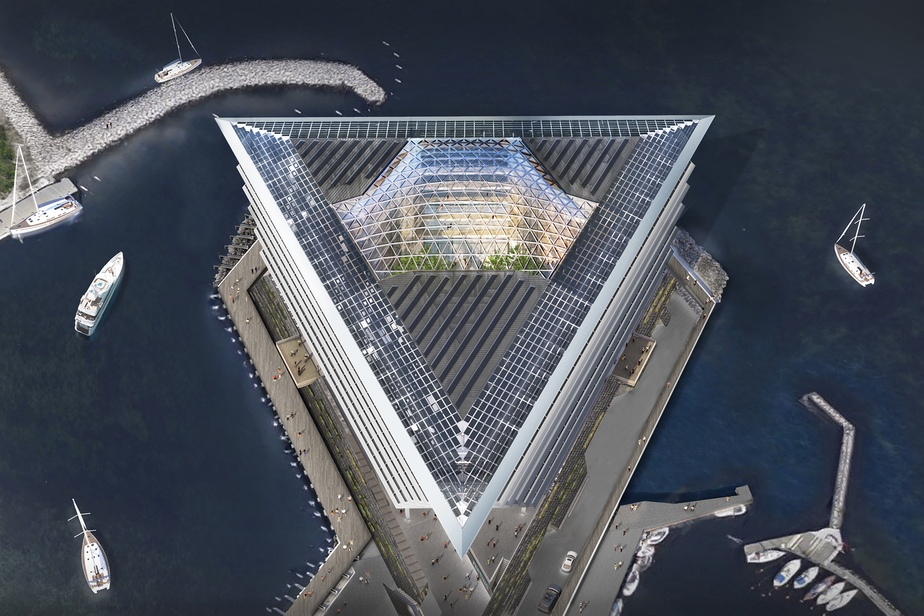 copenhagen tobacco headquarters C.F. Mller Architects Unveil Images of New Carlsberg in British American Tobacco (BAT) |