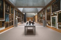 The fourth-floor Long Gallery at the Yale Center for British Art