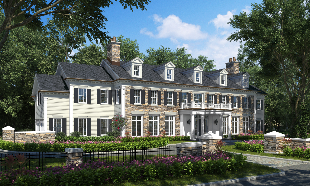 Illustration of Luxury Home Healthy Home Building