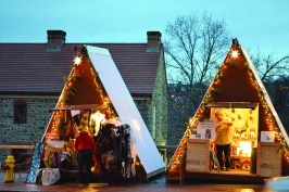 Weihnacht Craft Huts, by Nikolov Architecture and Design