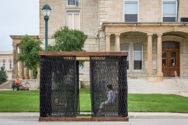 Deployable Smocked Porch, by Substance Architecture