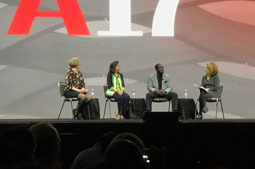 From left: Nóra Demeter, Cheryl McAfee, Michael Ford, and Frances Anderton
