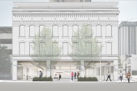 Rendering of Architecture Center Houston design prior to Hurricane Harvey.