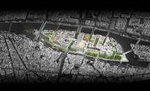 A rendering of the re-envisioned island