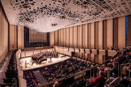 700-seat concert hall, Voxman School of Music