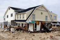 Hurricane Sandy damage in Ortley Beach, N.J. on Saturday, Nov. 10, 2012. (Governor's Office/Tim Larsen)