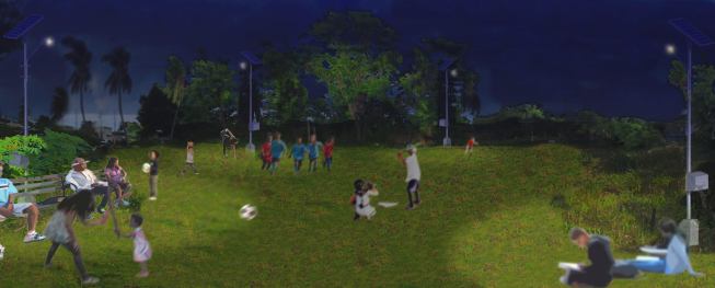 A rendering of the Caño Martín Peña project.