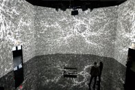 "Multiverse" at Fuse's "Everything in Existence" exhibition at Artechouse.