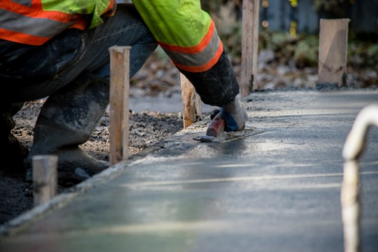 Bleed water should never be finished back into the slab surface.
