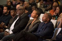 NOMA National president Kimberly Dowdell, center