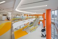Shirley Ryan AbilityLab in Chicago, designed by HDR|Gensler, in association with Clive Wilkinson Architects