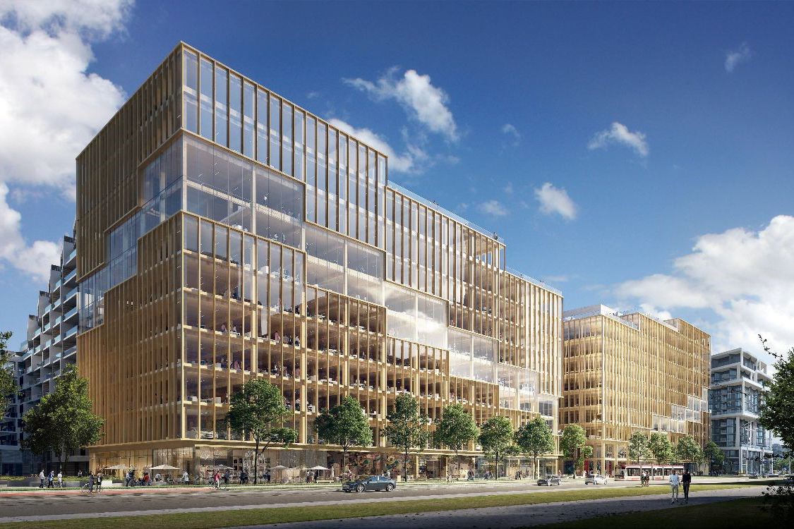 Plans for North America's Tallest Timber Office Building Revealed